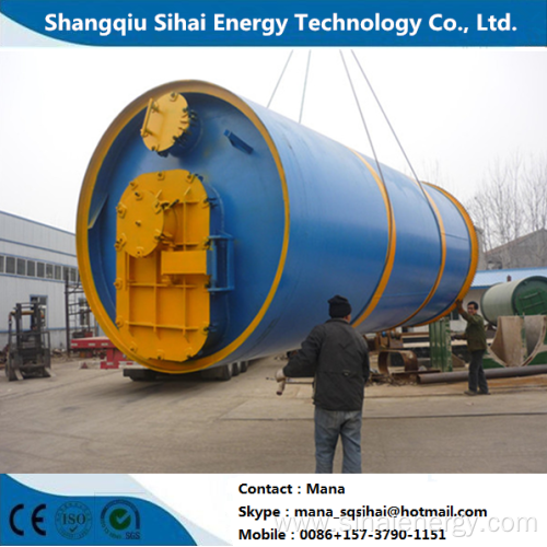 National Patents Automatic Machine Waste Pyrolysis Fuel Oil